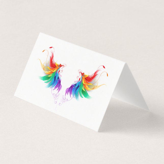Fluffy Rainbow Wings (Front)