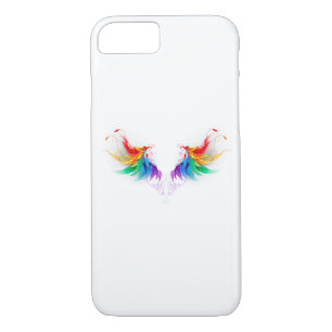 Fluffy Rainbow Wings Case-Mate iPhone Case