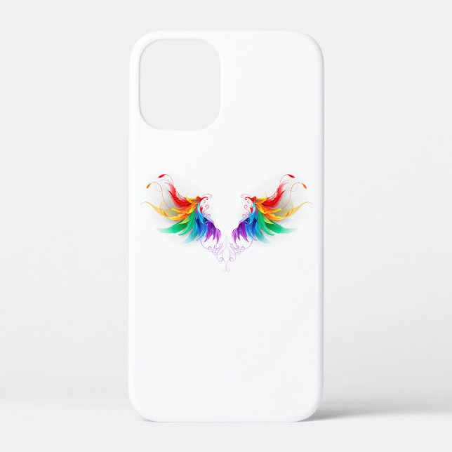 Fluffy Rainbow Wings Case-Mate iPhone Case (Back)