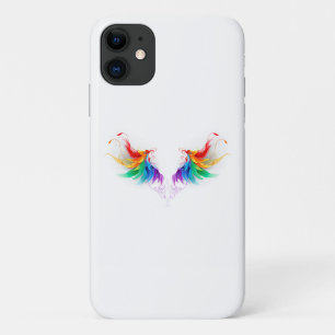 Fluffy Rainbow Wings Case-Mate iPhone Case