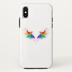 Fluffy Rainbow Wings Case-Mate iPhone Case