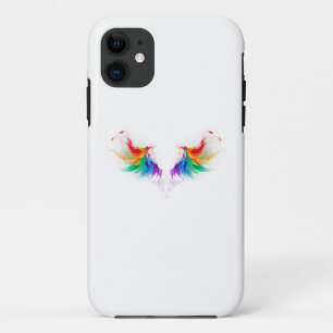 Fluffy Rainbow Wings Case-Mate iPhone Case