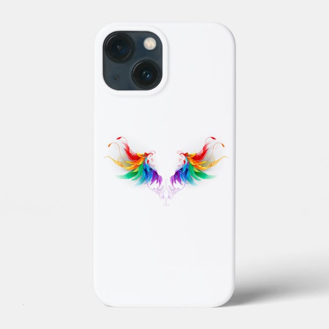Fluffy Rainbow Wings Case-Mate iPhone Case (Back)