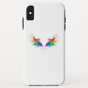 Fluffy Rainbow Wings Case-Mate iPhone Case