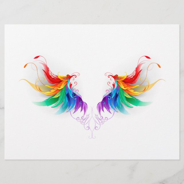 Fluffy Rainbow Wings Flyer (Front)