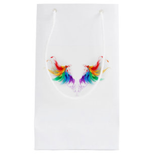 Fluffy Rainbow Wings Small Gift Bag