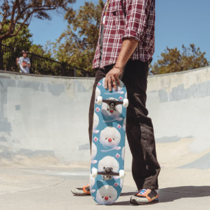 Fluffy Shaved Ice Pattern Skateboard