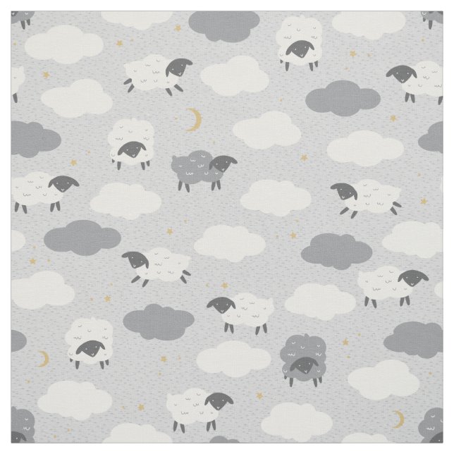Fluffy Sheep Fabric (Swatch)