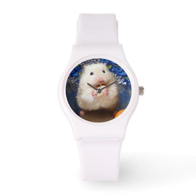 Fluffy Syrian Hamster Kokolinka Watch (Front)
