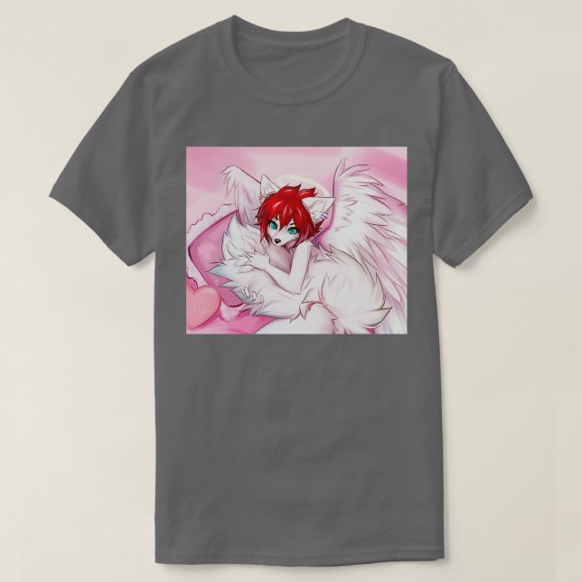 Fluffy Tail Hug T-Shirt (Design Front)