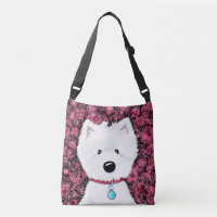 Fluffy Westie Floral Impressions