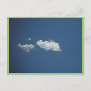 Fluffy White Cloud On Deep Blue Sky On Currambine Postcard