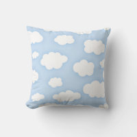 Fluffy white clouds