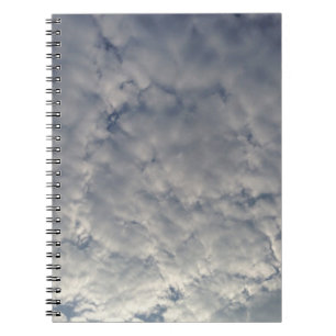 Fluffy White Clouds Spiral Notebook