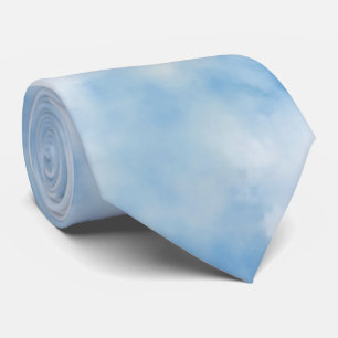 Fluffy White Clouds  Tie