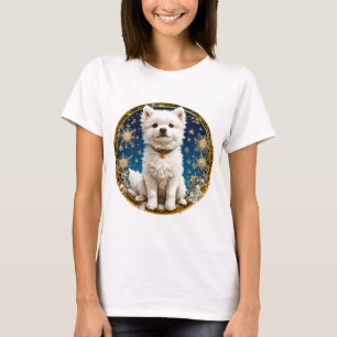 fluffy white dog T-Shirt