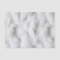 Fluffy White Fur Textured 