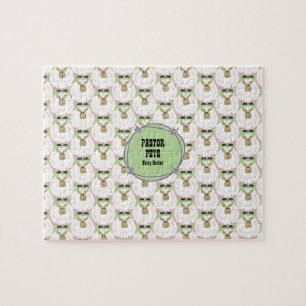 Fluffy White Sheep Jigsaw Puzzle