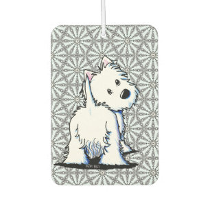 Fluffybutt Westie Car Air Freshener