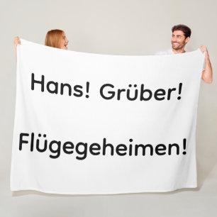 Flügegeheimen  Fleece Blanket