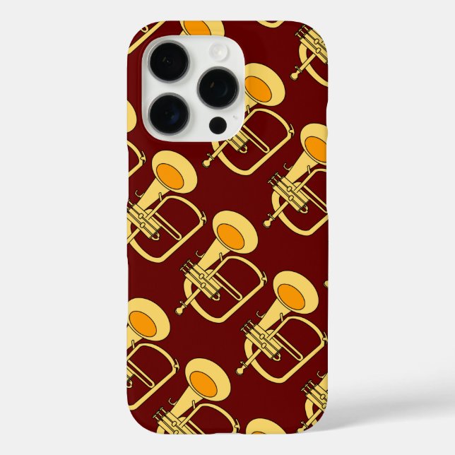 Flugelhorn Musical Instrument Case-Mate iPhone Case (Back)