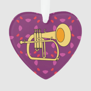 Flugelhorn Musical Instrument Ornament