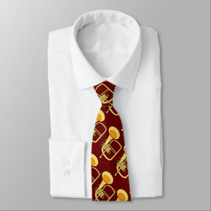 Flugelhorn Musical Instrument Tie