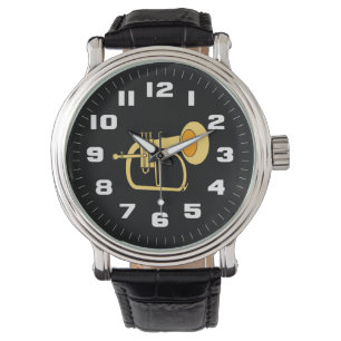 Flugelhorn Musical Instrument Watch