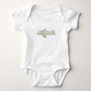 Flugzeug Baby Bodysuit