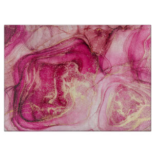 Fluid Alcohol Ink  Cutting Board