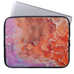 Fluid Art. Modern ?bstract colourful background, w Laptop Sleeve