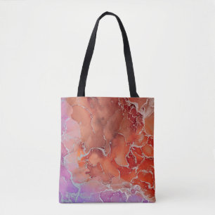 Fluid Art. Modern ?bstract colourful background, w Tote Bag