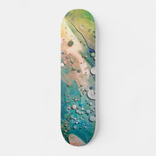 Fluid Art Paint Skateboard