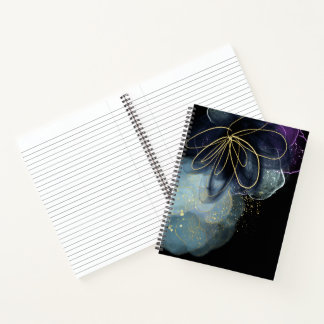 Fluid Art Spiral Notebook