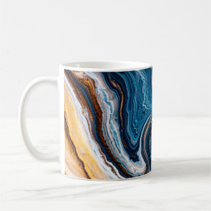 Fluid art texture. Background with abstract mixing Coffee Mug