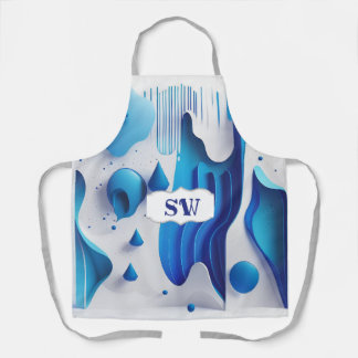 Fluid Artist All-Over Print Chef’s Apron