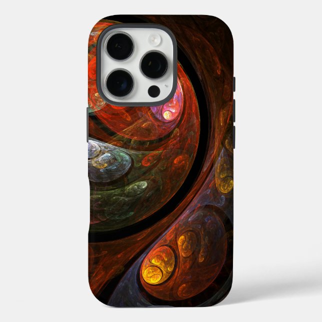 Fluid Connection Abstract Art Case-Mate iPhone Case (Back)
