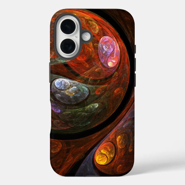 Fluid Connection Abstract Art Case-Mate iPhone Case (Back)