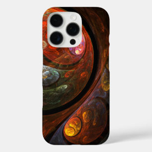 Fluid Connection Abstract Art iPhone 16 Pro Case