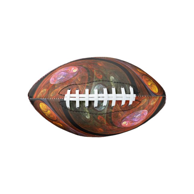 Fluid Connection Abstract Art Football (Front)