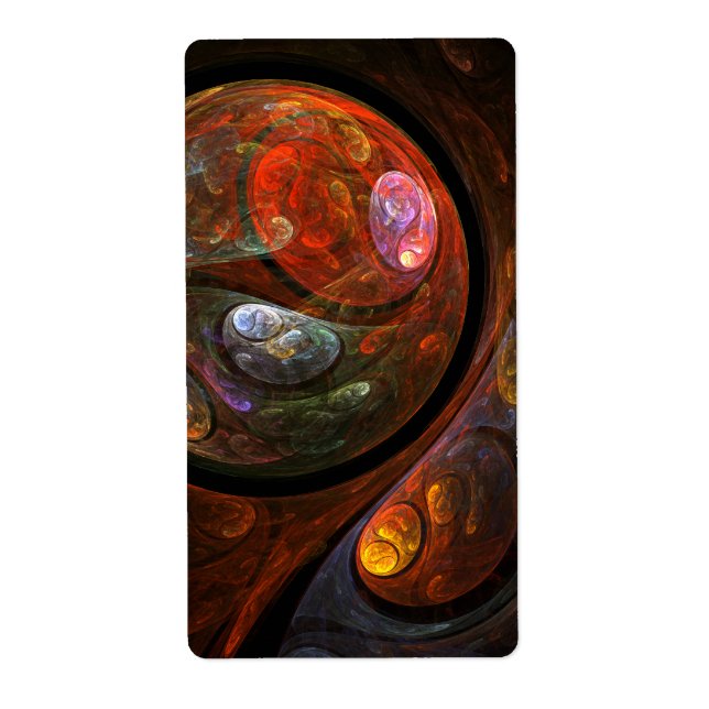 Fluid Connection Abstract Art Fractal (Front)
