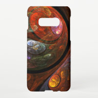 Fluid Connection Abstract Art Matte