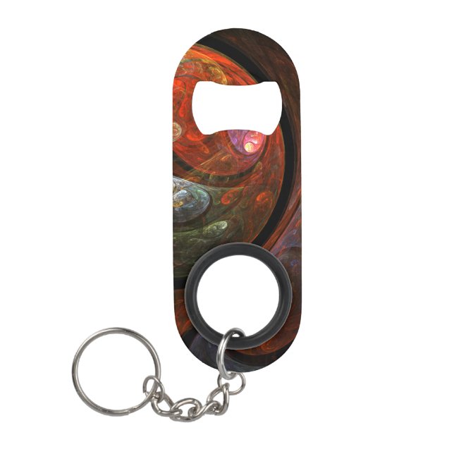 Fluid Connection Modern Cosmic Abstract Art (Front)