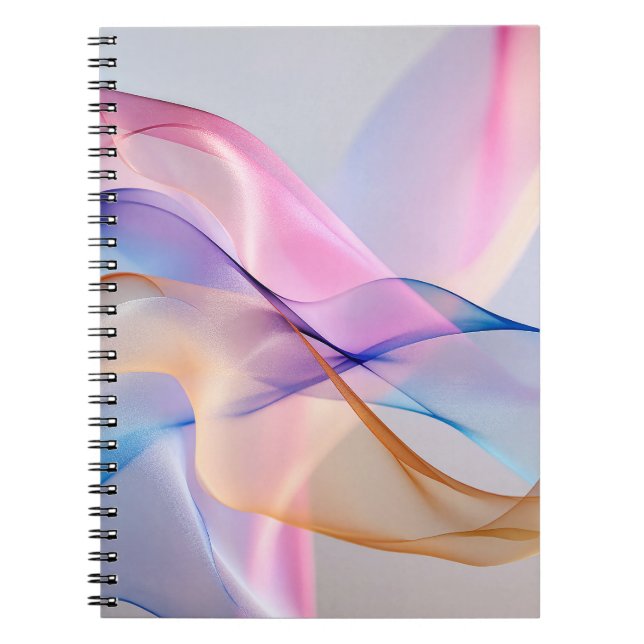 Fluid Harmony in Motion Notebook (Front)
