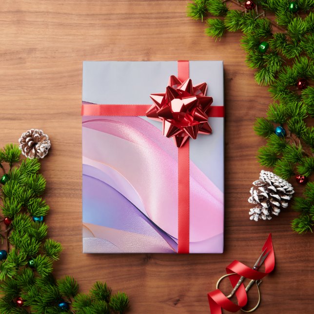 Fluid Harmony in Motion Wrapping Paper (Holiday Gift)