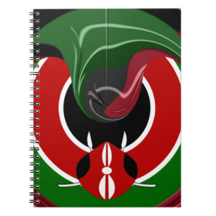 Fluid Kenyan Flag: A Modern Design Notebook