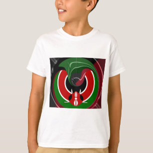 Fluid Kenyan Flag: A Modern Design T-Shirt