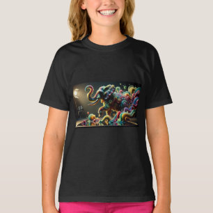 "Fluid Majesty: The Enchanted Elephant" T-Shirt