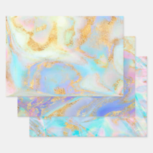 fluid marble abstract wrapping paper sheet