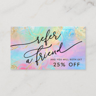 fluid marble referral card